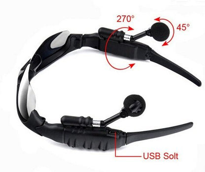 Smart Stereo Bluetooth Sunglasses Wireless Sports Bluetooth Glasses Headset Incoming
